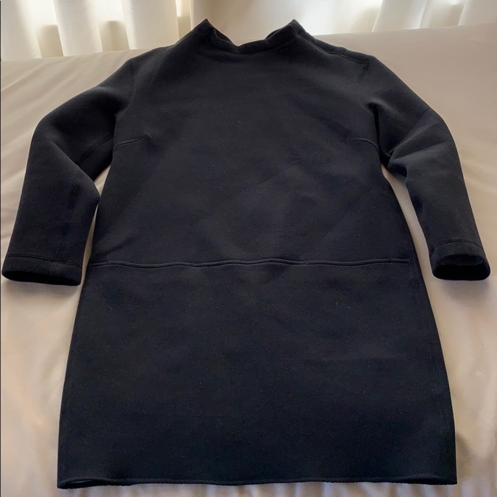 scuba long sleeve dress lululemon Lululemon Scuba Long-Sleeve Dress In Black - 50% Off